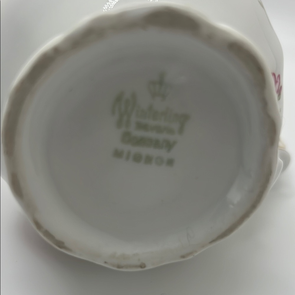 Vintage Creamer Winterling Bavaria Porcelain Floral Gold Accents - Picture 2 of 10